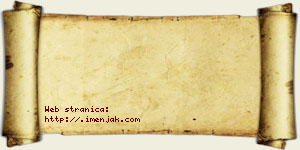 Branko Aćimac vizit kartica